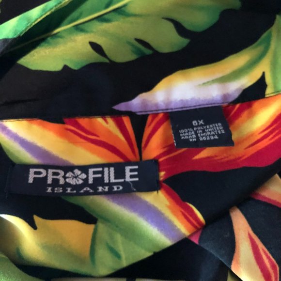 Profile Island shirt. New size 6X - Picture 3 of 3